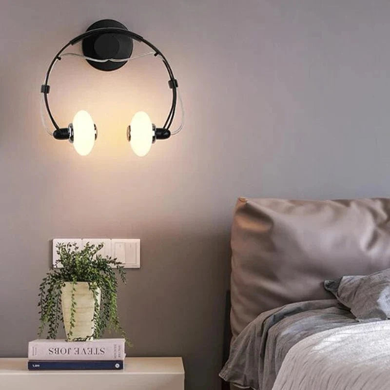 Applique murale LED - Design casque audio | Marco Lucetti