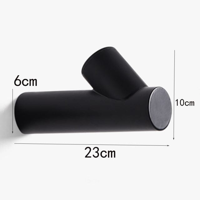 Applique murale LED design cylindrique Zion | Marco Lucetti Noir / Chaude