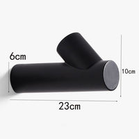 Applique murale LED design cylindrique Zion | Marco Lucetti Noir / Chaude