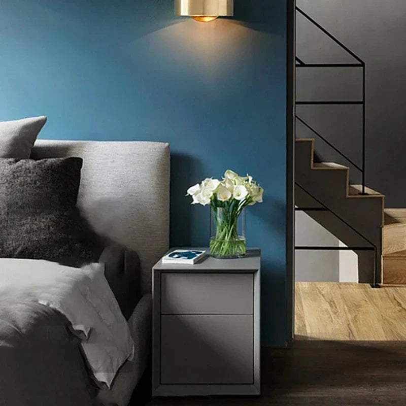 Applique murale LED design dorée effet cuivré | Marco Lucetti