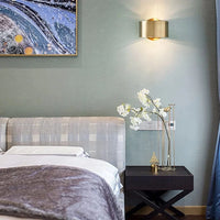 Applique murale LED design dorée effet cuivré | Marco Lucetti