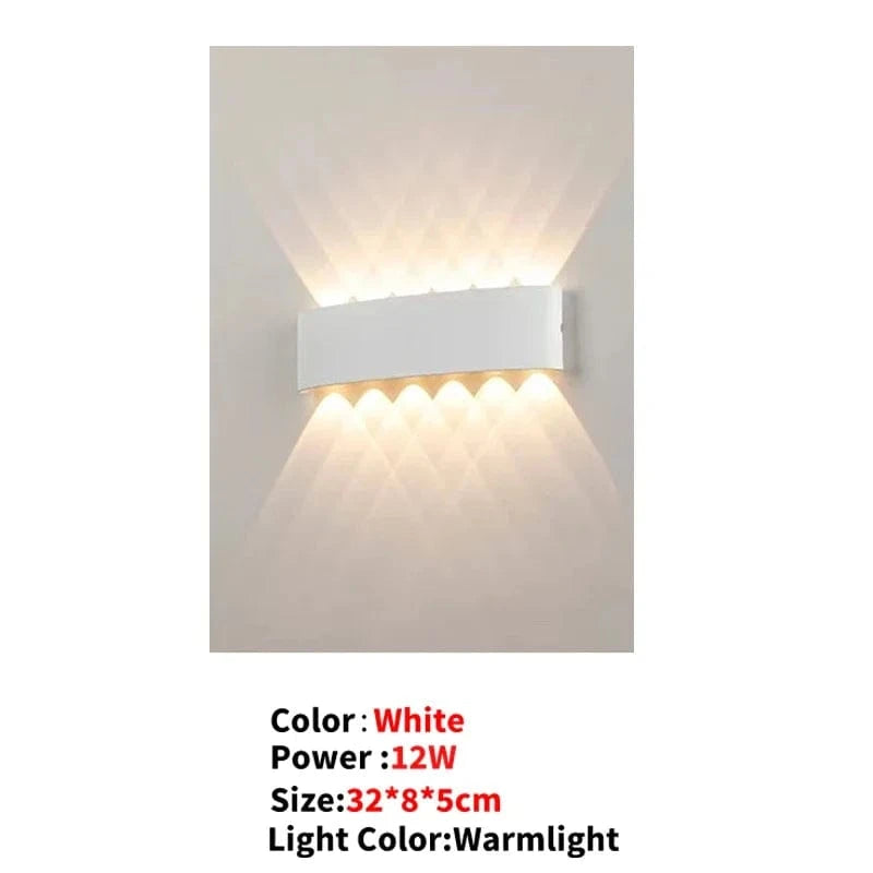 Applique murale LED design en aluminium | Marco Lucetti Blanc-12W-Warmlight