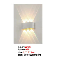 Applique murale LED design en aluminium | Marco Lucetti Blanc-6W-Warmlight