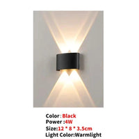 Applique murale LED design en aluminium | Marco Lucetti Noir-4W-Warmlight