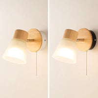 Applique murale LED design en bois et verre | Marco Lucetti