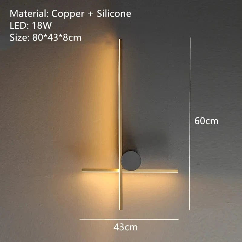 Applique murale LED design en cuivre pour une ambiance apaisante | Marco Lucetti B-petit / 3 températures de couleur