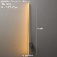 Applique murale LED design en cuivre pour une ambiance apaisante | Marco Lucetti C-grand / 3 températures de couleur