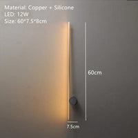 Applique murale LED design en cuivre pour une ambiance apaisante | Marco Lucetti C-petit / 3 températures de couleur