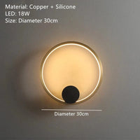 Applique murale LED design en cuivre pour une ambiance apaisante | Marco Lucetti D-grand / 3 températures de couleur