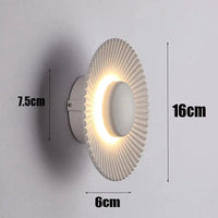 Applique murale LED Design en forme de disque pour le secteur hôtelier et de la restauration. | Marco Lucetti Blanc / Blanc chaud (2700K)