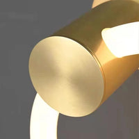 Applique murale LED design en laiton avec anneau acrylique gradable | Marco Lucetti