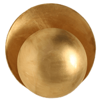 Applique murale LED design en métal coloré boule | Marco Lucetti Doré