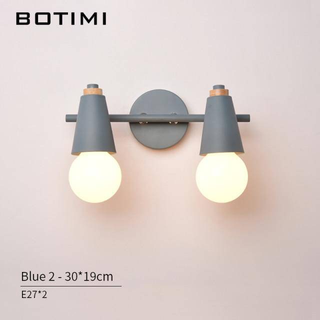 Applique murale LED design en métal coloré | Marco Lucetti 2 lampes - Bleu