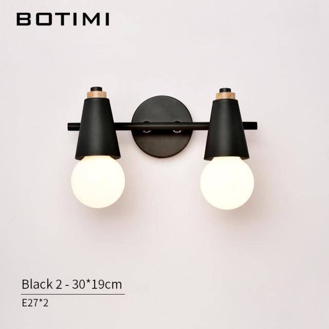 Applique murale LED design en métal coloré | Marco Lucetti 2 lampes - Noir