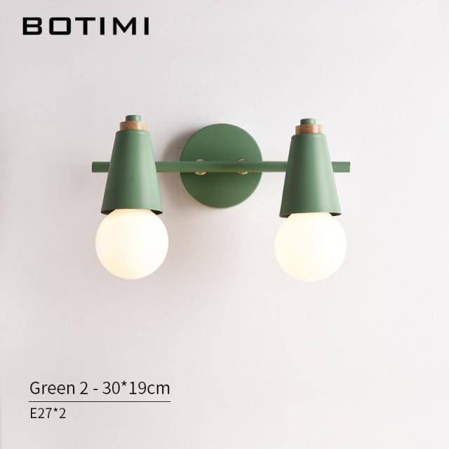 Applique murale LED design en métal coloré | Marco Lucetti 2 lampes - Vert