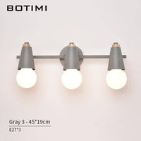 Applique murale LED design en métal coloré | Marco Lucetti 3 lampes - Gris