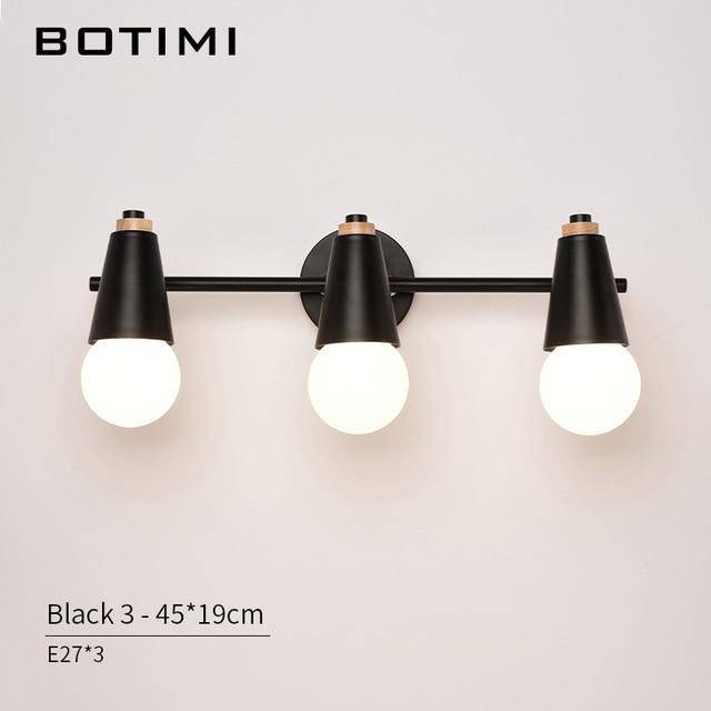 Applique murale LED design en métal coloré | Marco Lucetti 3 lampes - Noir