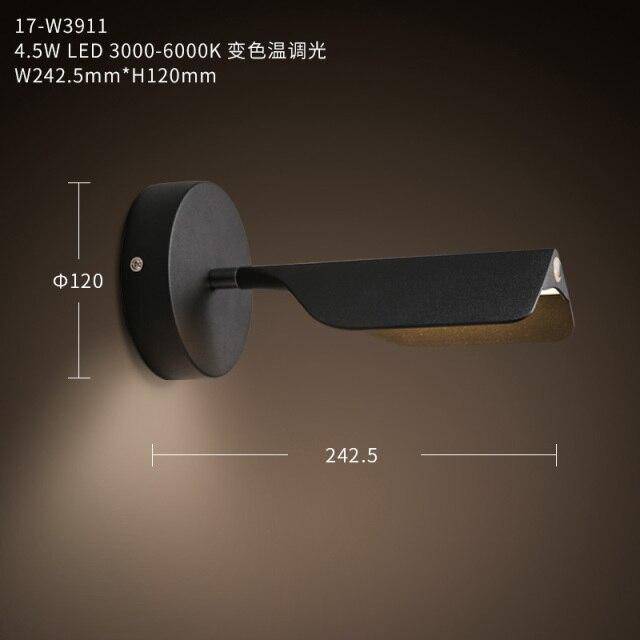 Applique murale LED design géométrique en métal | Marco Lucetti Noir