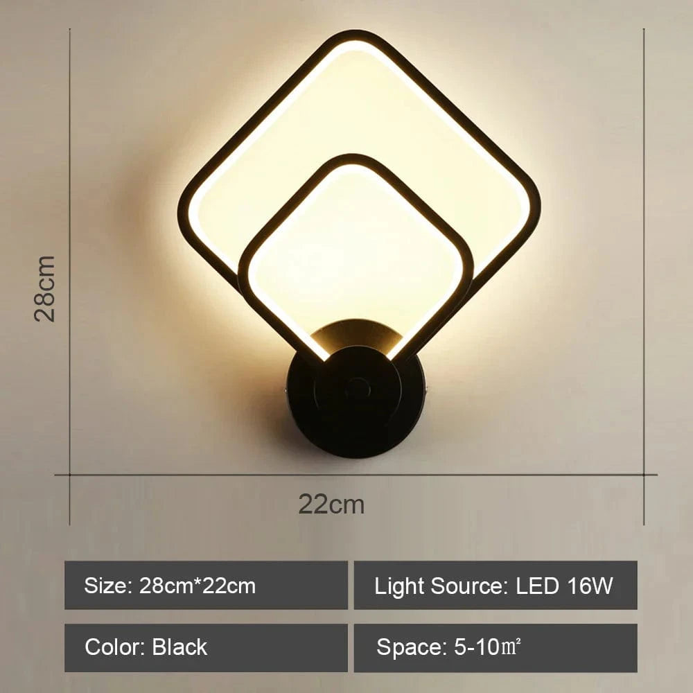 Applique murale LED Design Intérieur | Marco Lucetti Modèle H / Blanc chaud (2700-3500K)