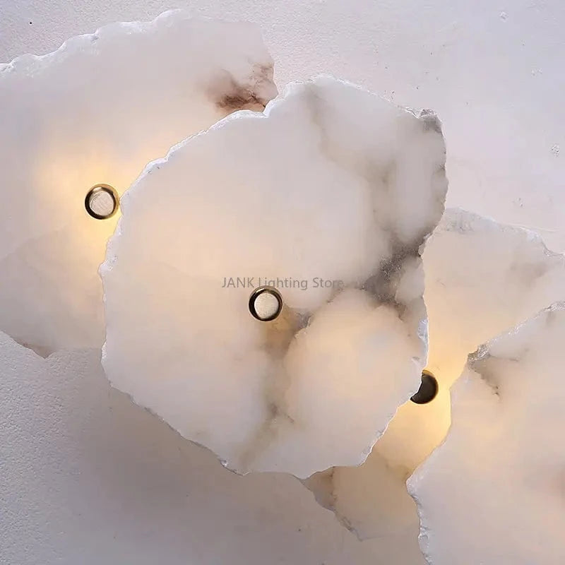 Applique Murale LED Design Luxe en Marbre et Cuivre | Marco Lucetti