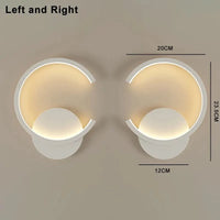 Applique Murale LED Design Maison - Idéale pour Salon, Chambre ou Chevet | Marco Lucetti B Blanc--L et R / Blanc froid - Pas de RC