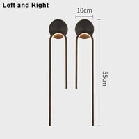 Applique Murale LED Design Maison - Idéale pour Salon, Chambre ou Chevet | Marco Lucetti Noir-L et R / Blanc froid - Pas de RC