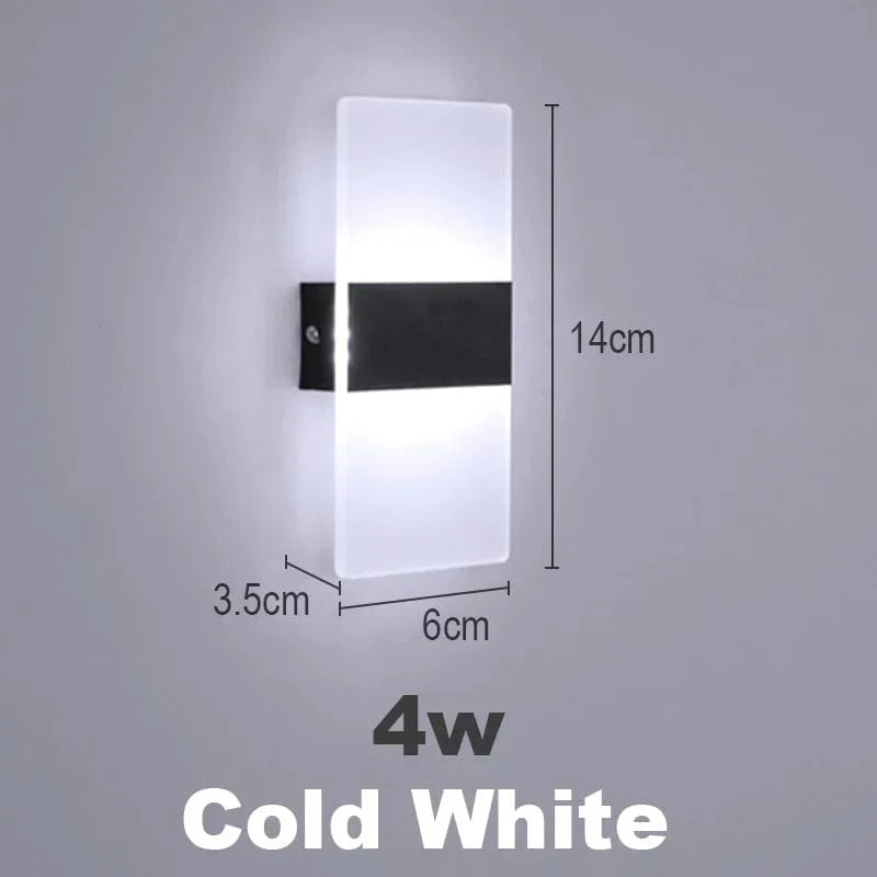 Applique murale LED design | Marco Lucetti Blanc froid-noir