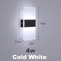 Applique murale LED design | Marco Lucetti Blanc froid-noir