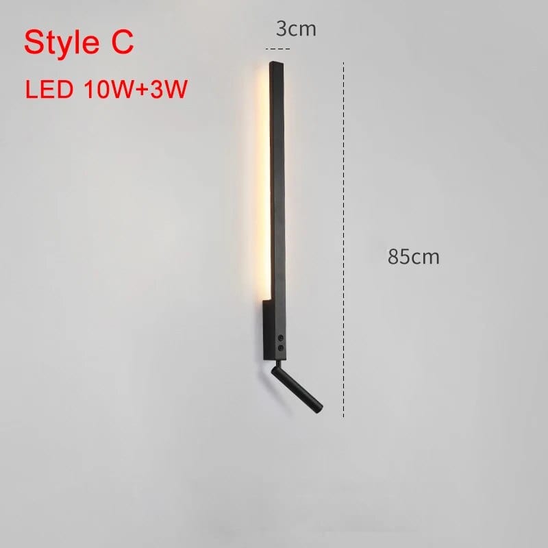 Applique murale LED design | Marco Lucetti C 85cm 13W / Blanc chaud (2700-3500K)