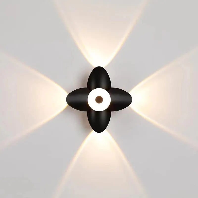 Applique murale LED design | Marco Lucetti Noir 4W P2W / Blanc chaud (2700-3500K)