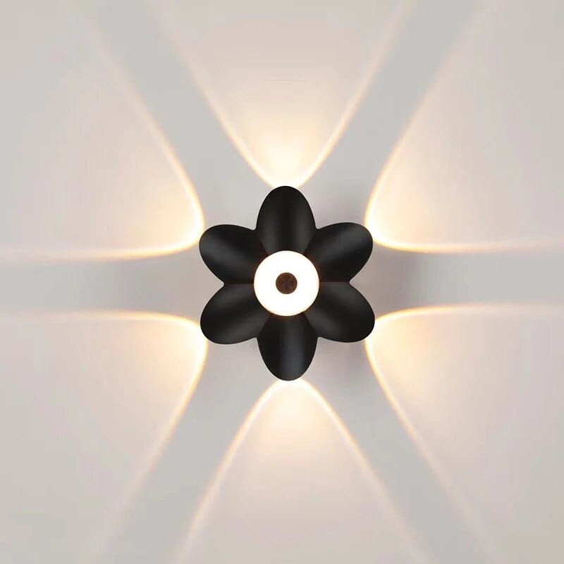 Applique murale LED design | Marco Lucetti Noir 6W P2W / Blanc chaud (2700-3500K)