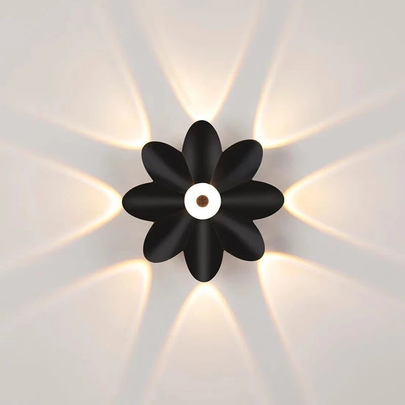 Applique murale LED design | Marco Lucetti Noir 8W P2W / Blanc chaud (2700-3500K)