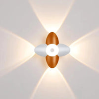 Applique murale LED design | Marco Lucetti Ou Blanc 4W P 2W / Blanc chaud (2700-3500K)