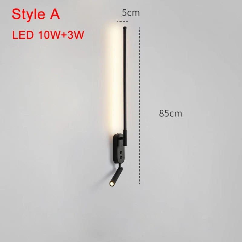 Applique murale LED design | Marco Lucetti Un 85cm 13W / Blanc chaud (2700-3500K)