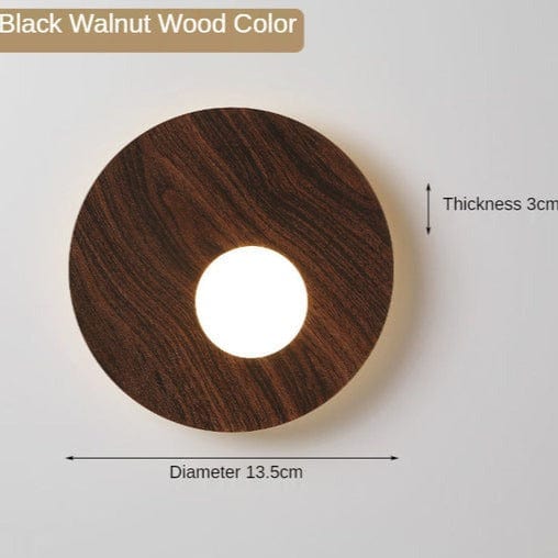 Applique murale LED design métal rond LUXEZ | Marco Lucetti