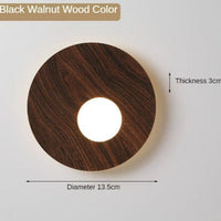 Applique murale LED design métal rond LUXEZ | Marco Lucetti