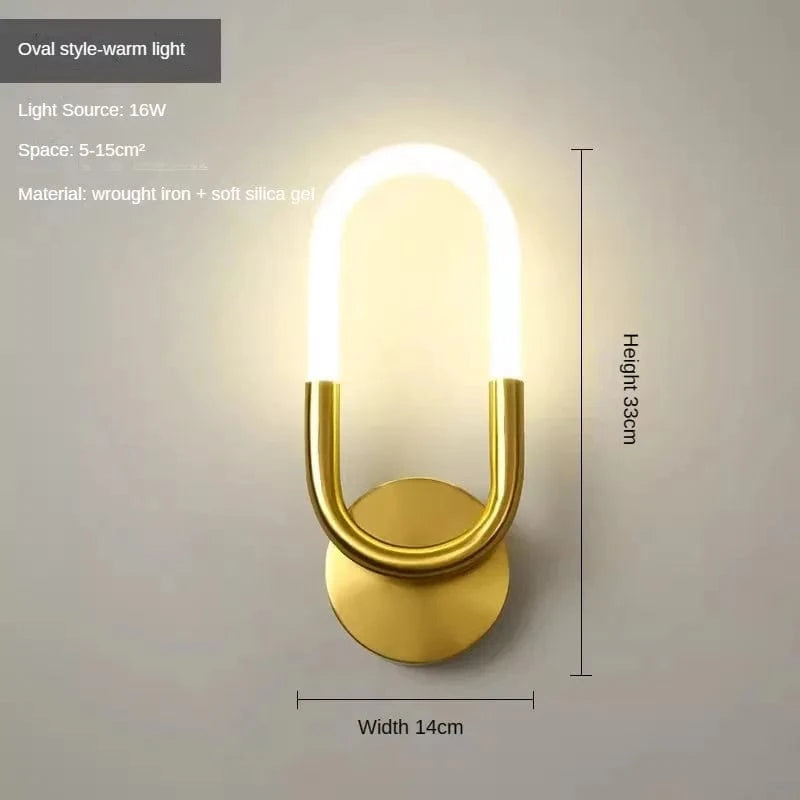 Applique murale LED design minimaliste pour une ambiance lumineuse tendance | Marco Lucetti D / Blanc chaud (2700-3500K)