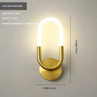 Applique murale LED design minimaliste pour une ambiance lumineuse tendance | Marco Lucetti D / Blanc chaud (2700-3500K)