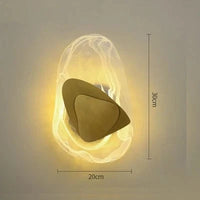 Applique Murale LED Design Moderne pour Établissements Hôteliers | Marco Lucetti G or / Lumière naturelle