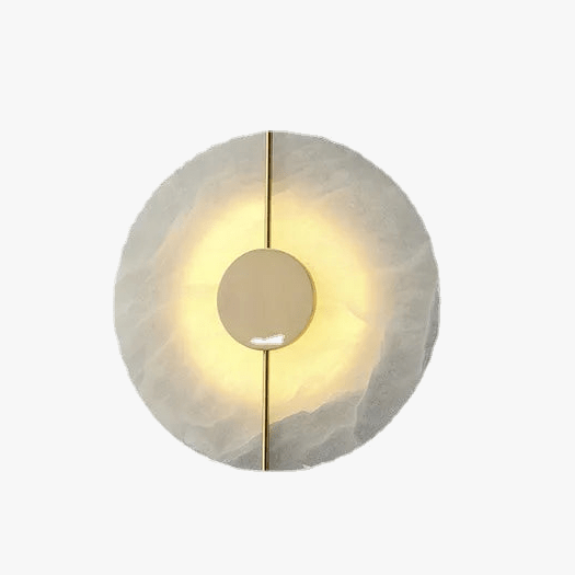 Applique murale LED design nordique en marbre et cuivre doré - Lux Lumières | Marco Lucetti