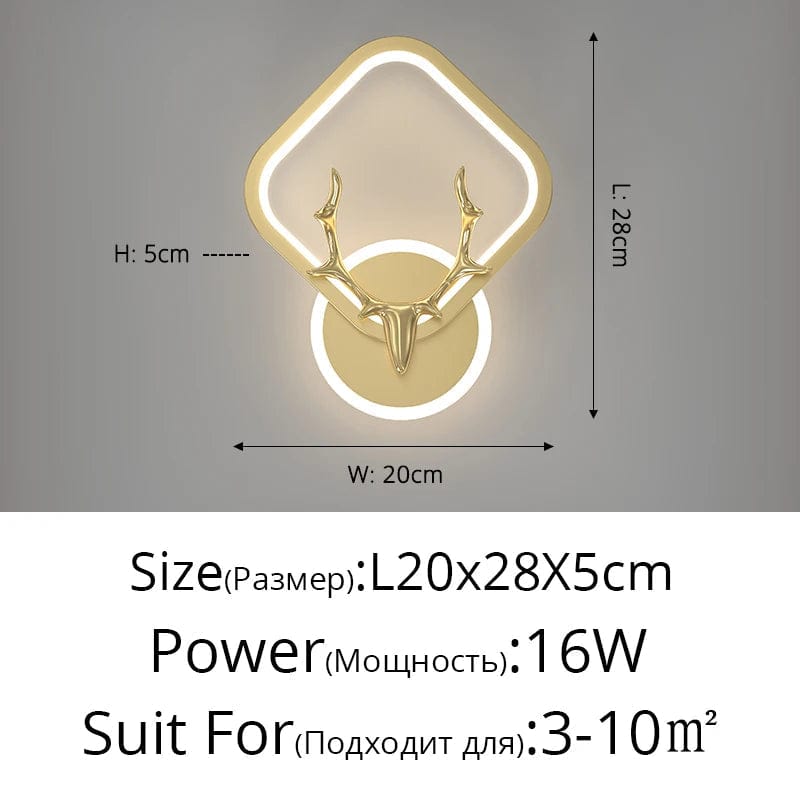 Applique Murale LED Design Nordique Moderne pour Décoration Intérieure - Lumière Atmosphérique | Marco Lucetti