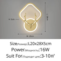 Applique Murale LED Design Nordique Moderne pour Décoration Intérieure - Lumière Atmosphérique | Marco Lucetti