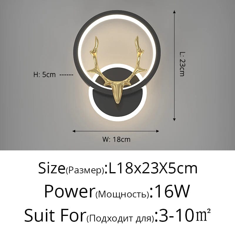 Applique Murale LED Design Nordique Moderne pour Décoration Intérieure - Lumière Atmosphérique | Marco Lucetti