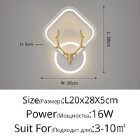 Applique Murale LED Design Nordique Moderne pour Décoration Intérieure - Lumière Atmosphérique | Marco Lucetti