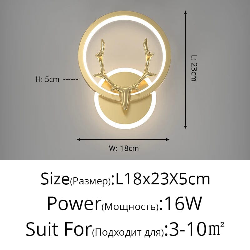 Applique Murale LED Design Nordique Moderne pour Décoration Intérieure - Lumière Atmosphérique | Marco Lucetti