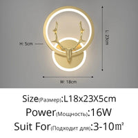 Applique Murale LED Design Nordique Moderne pour Décoration Intérieure - Lumière Atmosphérique | Marco Lucetti