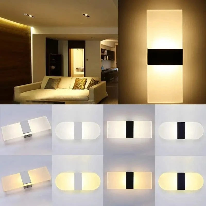 Applique Murale LED Design pour Chambre avec Effet Acrylique Elliptique | Marco Lucetti