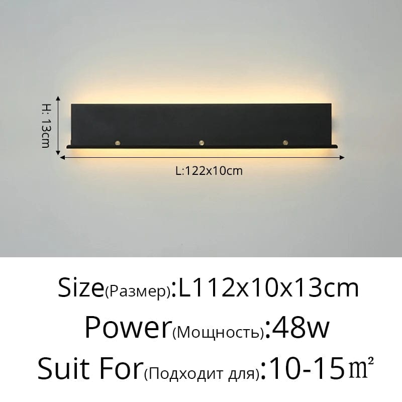 Applique murale LED design pour éclairage intérieur de salon, chevet, allée, balcon, étagère et couloir - Lustres de maison avec livraison directe | Marco Lucetti