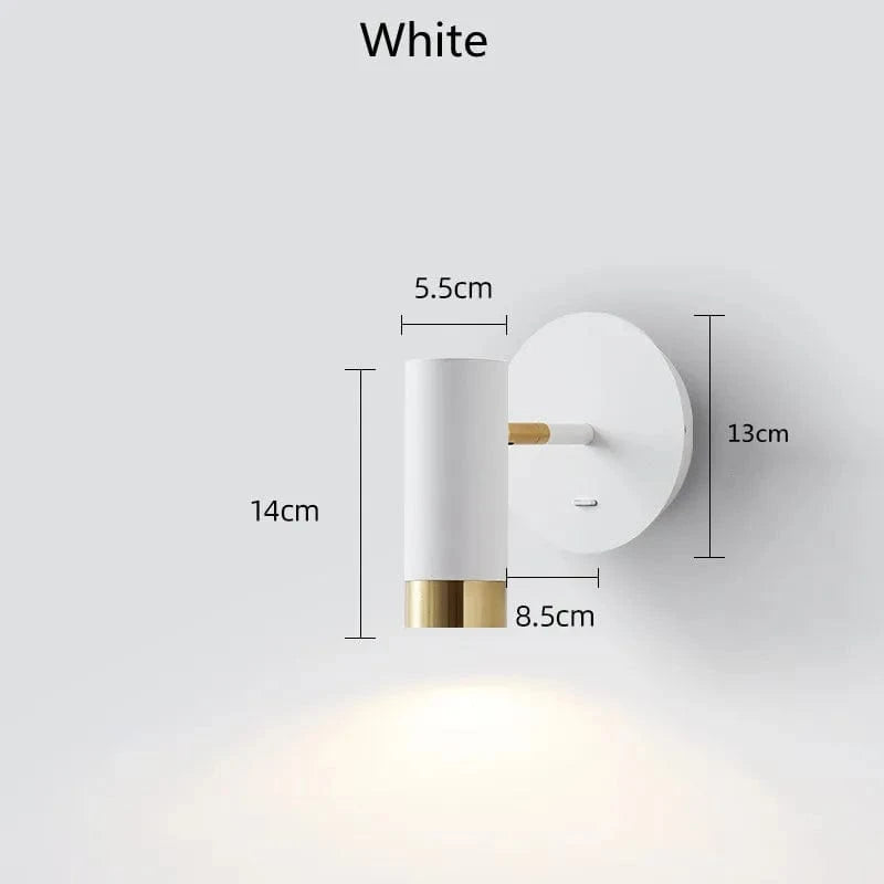 Applique murale LED design pour escaliers et salon | Marco Lucetti BLANC / Blanc chaud (2700-3500K)