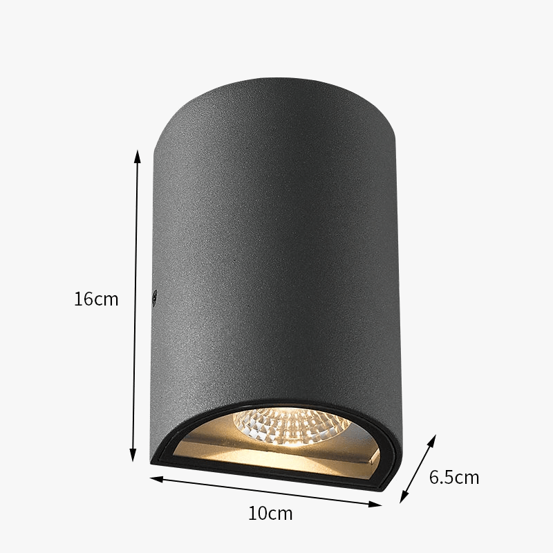 Applique murale LED design pour extérieur en aluminium étanche | Marco Lucetti